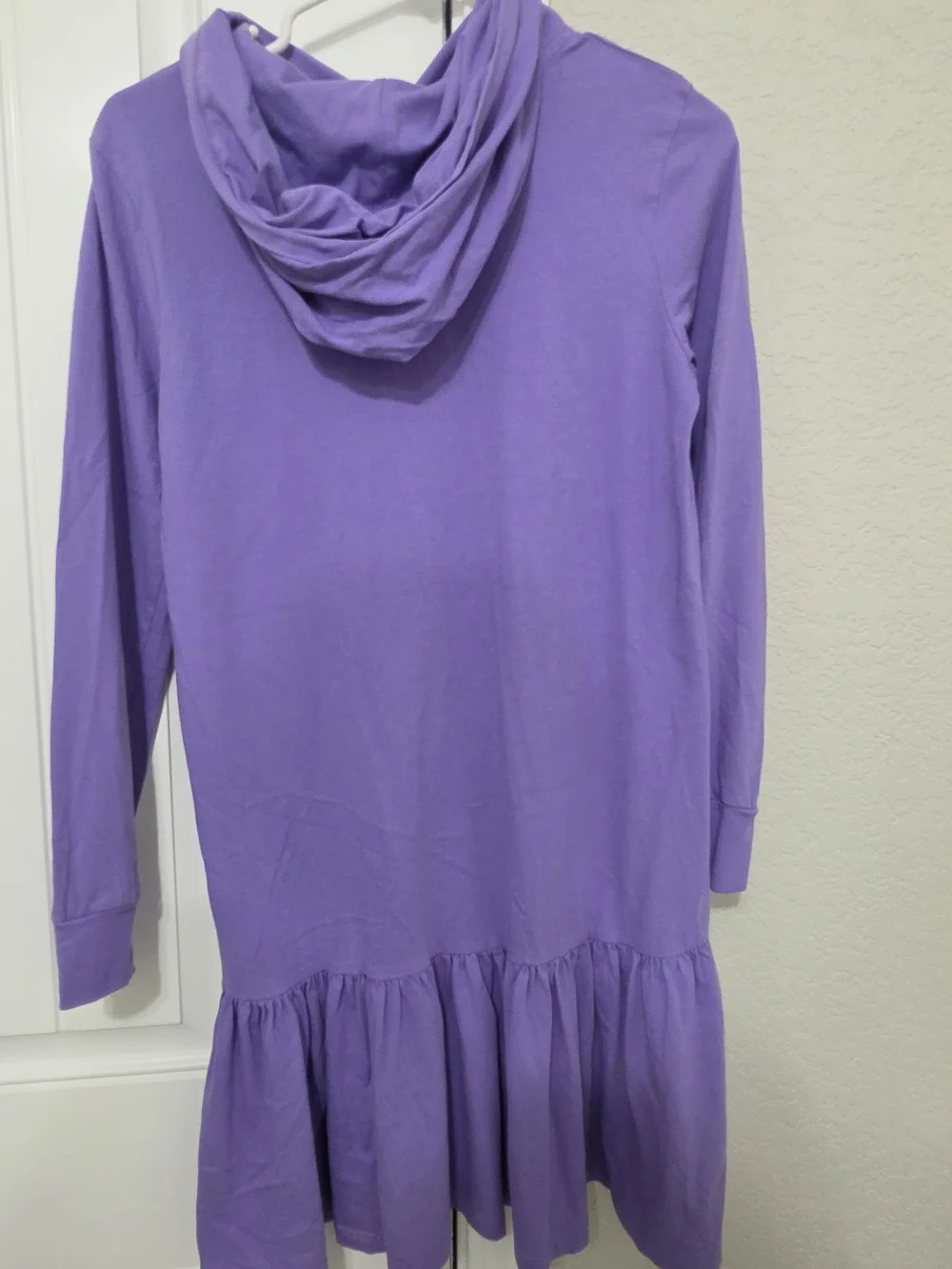 Ralph Lauren Lavender Hoodie Dress with Polo Pony